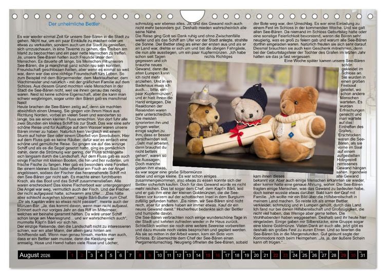 Produktbild: Neue Abenteuer der See-B&auml;ren (Wandkalender 2026 DIN A4 quer), CALVENDO Monatskalender