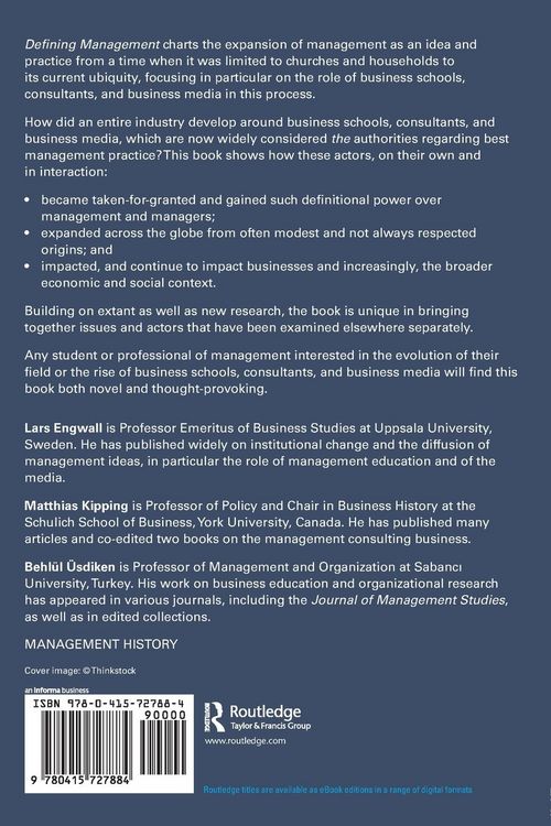 Produktbild: Defining Management