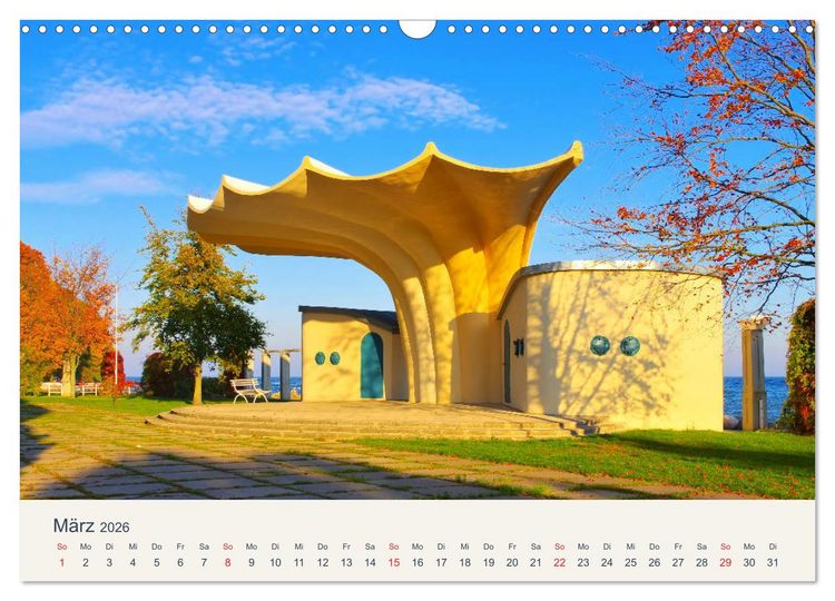 Produktbild: Sassnitz und die Kreidek&uuml;ste - Herbstimpressionen vom Hochuferweg Jasmund (Wandkalender 2026 DIN A3 quer), CALVENDO Monatskalender