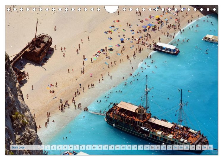 Produktbild: Zakynthos 2026 (Wandkalender 2026 DIN A4 quer), CALVENDO Monatskalender
