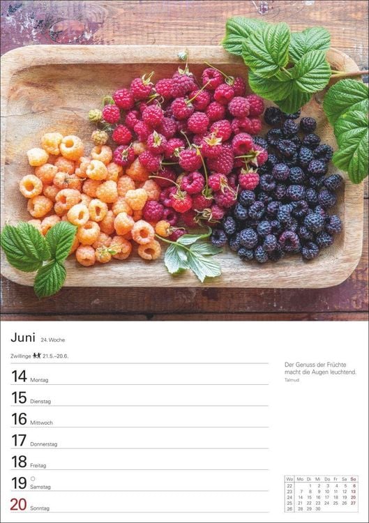 Produktbild: K&uuml;chenkalender Wochenplaner 2027 - 53 inspirierende Fotografien