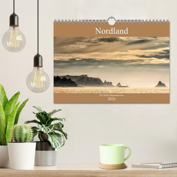 Produktbild: Nordland &ndash; Die Weite Skandinaviens (Wandkalender 2026 DIN A4 quer), CALVENDO Monatskalender