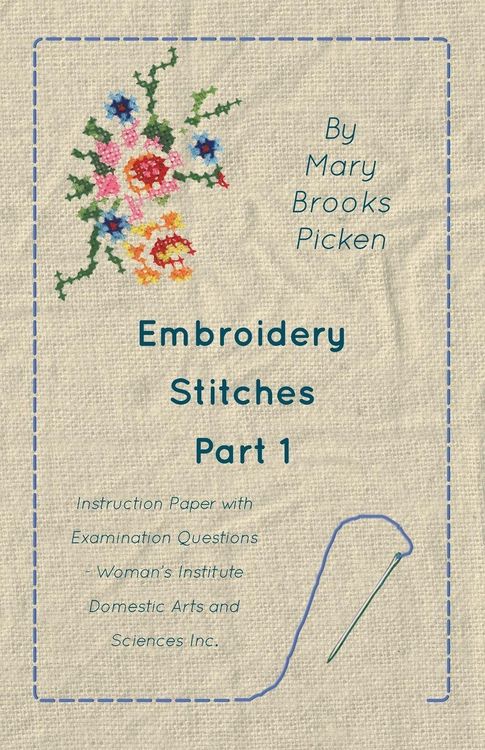 Produktbild: Embroidery Stitches Part 1 - Instruction Paper With Examination Questions