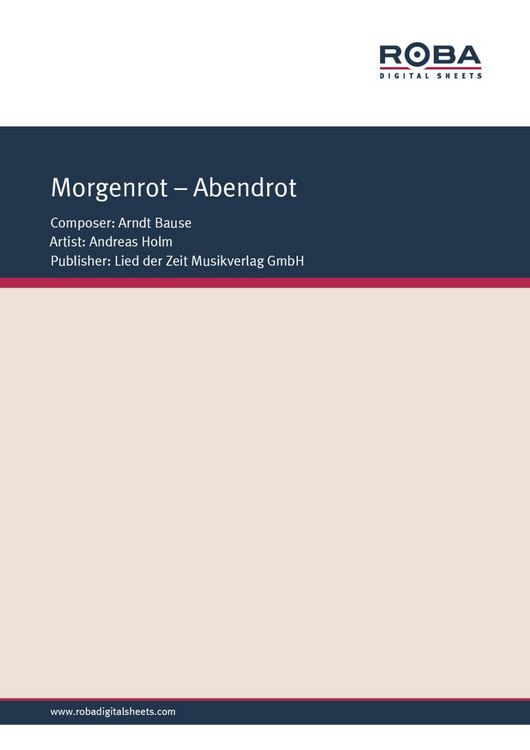 Produktbild: Morgenrot - Abendrot