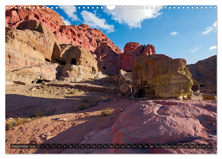 Produktbild: Jordanien &ndash; Felsenstadt Petra (Wandkalender 2026 DIN A3 quer), CALVENDO Monatskalender