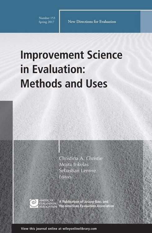 Produktbild: Improvement Science in Evaluation: Methods and Uses