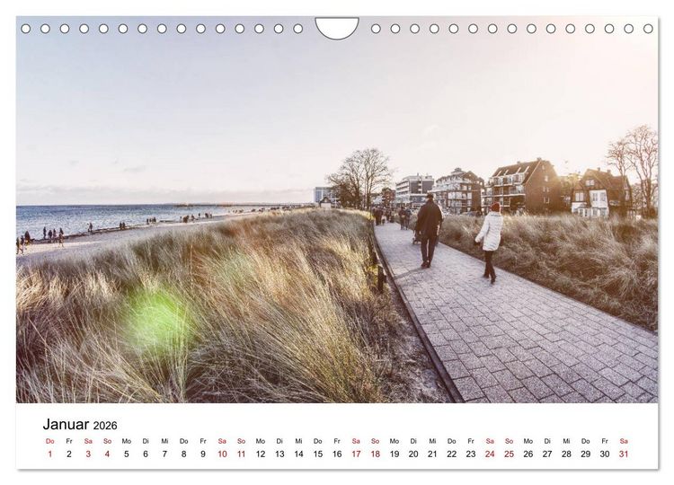Produktbild: Schleswig-Holstein in 365 Farben (Wandkalender 2026 DIN A4 quer), CALVENDO Monatskalender
