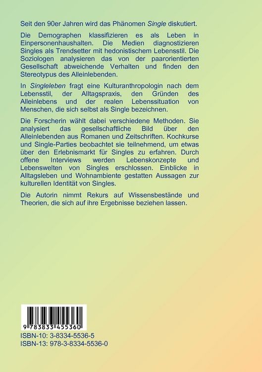 Produktbild: Singleleben