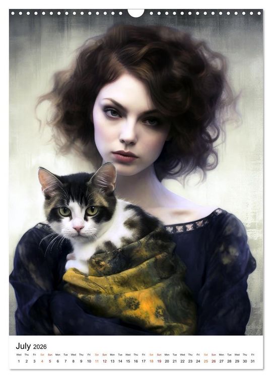 Produktbild: Meow and Forever (Wall Calendar 2026 DIN A3 portrait), CALVENDO 12 Month Wall Calendar
