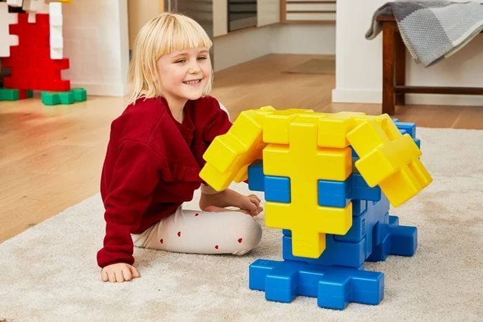 Produktbild: PLUS PLUS - 15 Kreativ Bausteine Kaempe