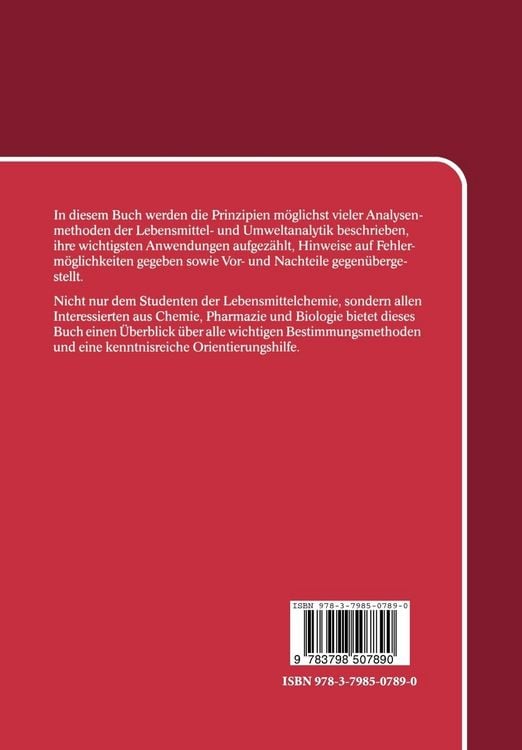 Produktbild: Lebensmittel- und Umweltanalytik