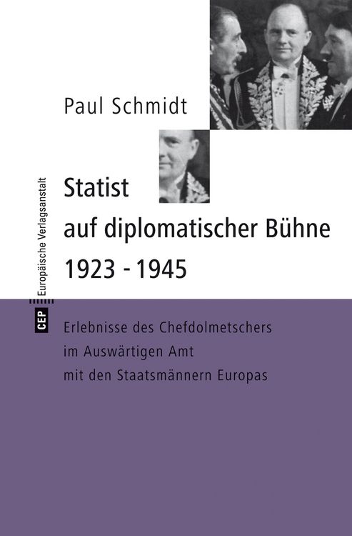Produktbild: Statist auf diplomatischer B&uuml;hne 1923-1945