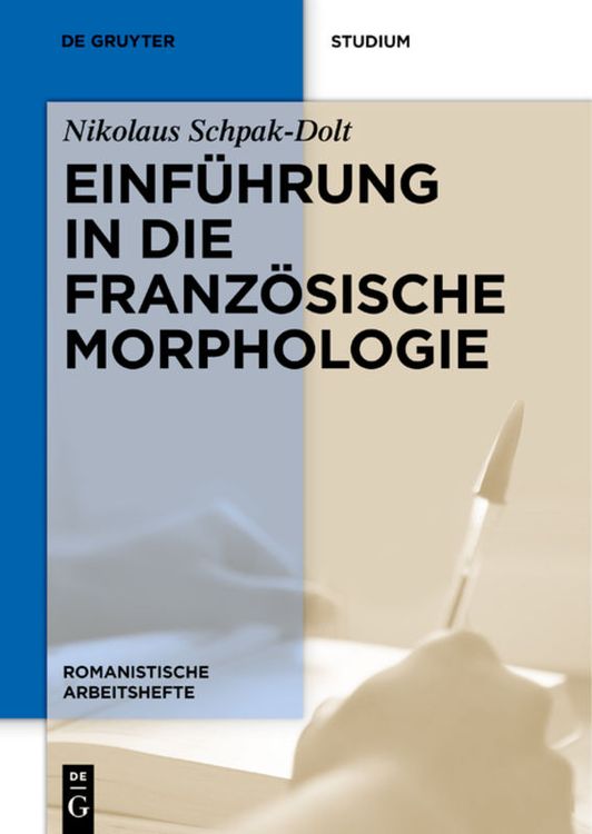 Produktbild: Einf&uuml;hrung in die franz&ouml;sische Morphologie