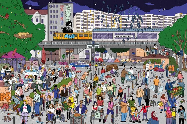 Produktbild: Dit is Berlin. Das Wimmelbuch
