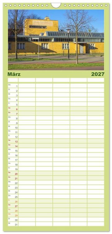 Produktbild: Familienplaner 2027 - Dessau mit 5 Spalten (Wandkalender, 21 x 45 cm) CALVENDO