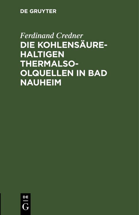 Produktbild: Die kohlens&auml;urehaltigen Thermalsoolquellen in Bad Nauheim