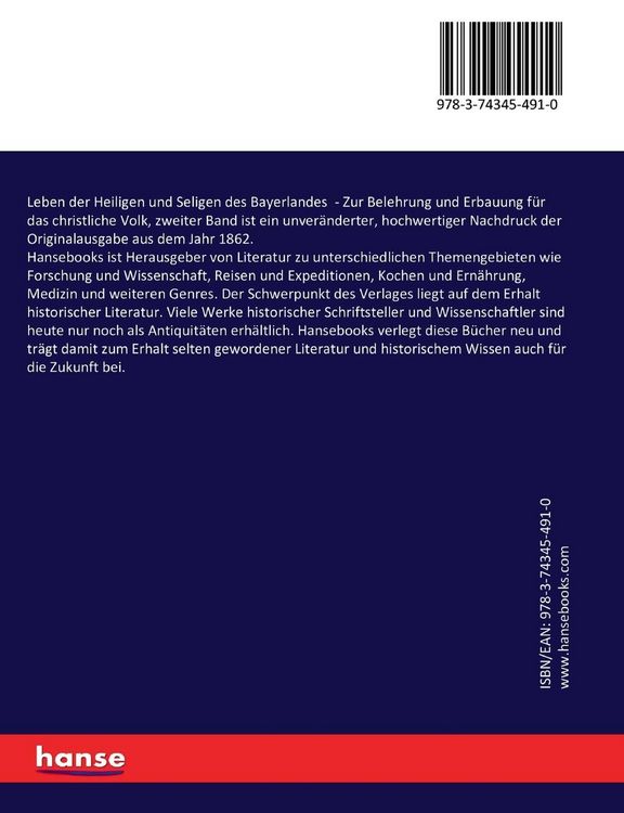 Produktbild: Leben der Heiligen und Seligen des Bayerlandes