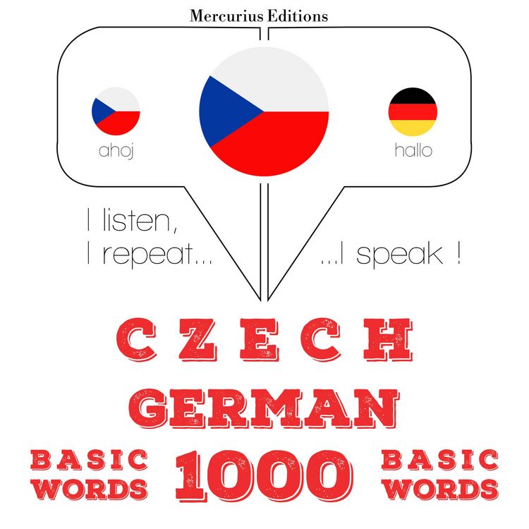 Produktbild: Česko - němčina: 1000 z&aacute;kladn&iacute;ch slov
