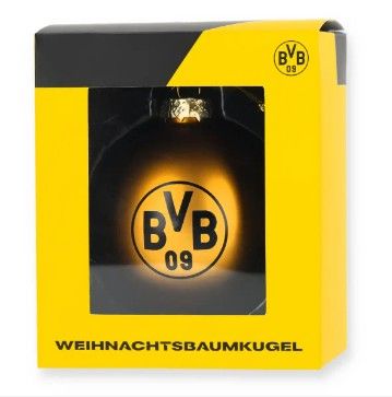 Produktbild: BVB Borussia Dortmund - Weihnachtsbaumkugel, Weihnachtsbaum Schmuck, Christbaumkugel