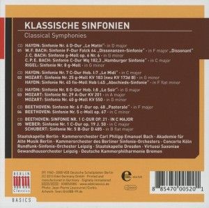 Produktbild: Klassische Sinfonien