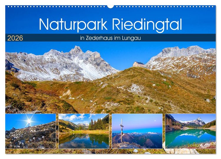 Produktbild: Naturpark Riedingtal (Wandkalender 2026 DIN A2 quer), CALVENDO Monatskalender