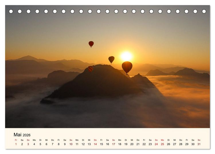 Produktbild: S&uuml;dostasiens Natursch&auml;tze (Tischkalender 2026 DIN A5 quer), CALVENDO Monatskalender