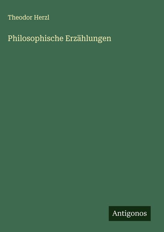 Produktbild: Philosophische Erz&auml;hlungen