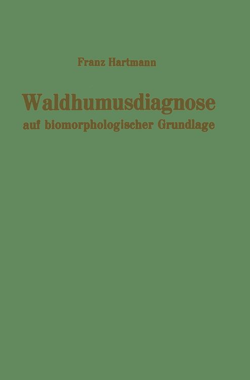 Produktbild: Waldhumusdiagnose auf biomorphologischer Grundlage