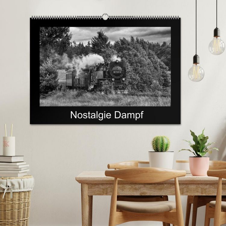 Produktbild: Nostalgie Dampf (Wandkalender 2026 DIN A2 quer), CALVENDO Monatskalender