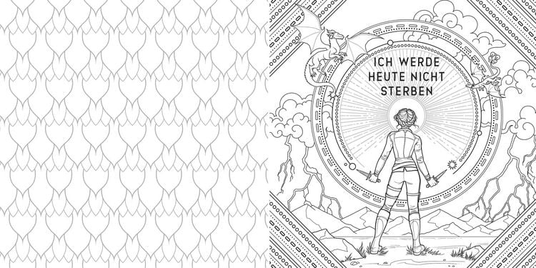Produktbild: Fourth Wing: Das offizielle Mal- und Stickerbuch