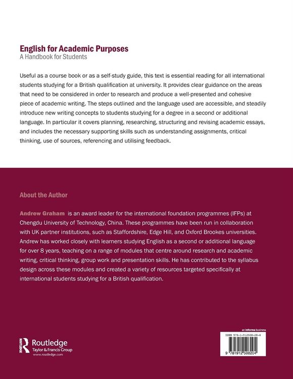 Produktbild: English for Academic Purposes