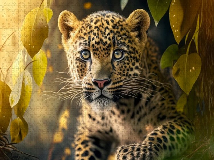 Produktbild: CALVENDO Puzzle Leben im Dschungel | 1000 Teile Lege-Gr&ouml;&szlig;e 64x48cm Foto-Puzzle f&uuml;r gl&uuml;ckliche Stunden