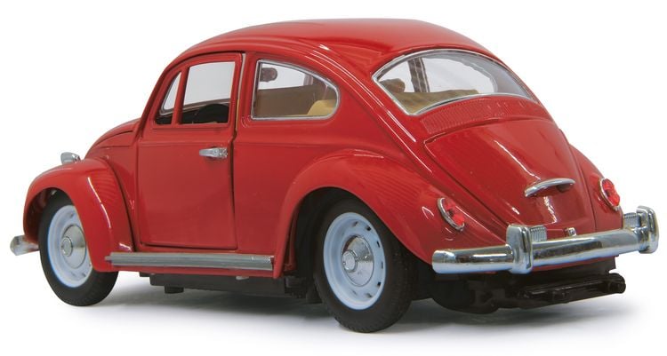 Produktbild: VW K&auml;fer RC Diecast 1:18 rot 27MHz