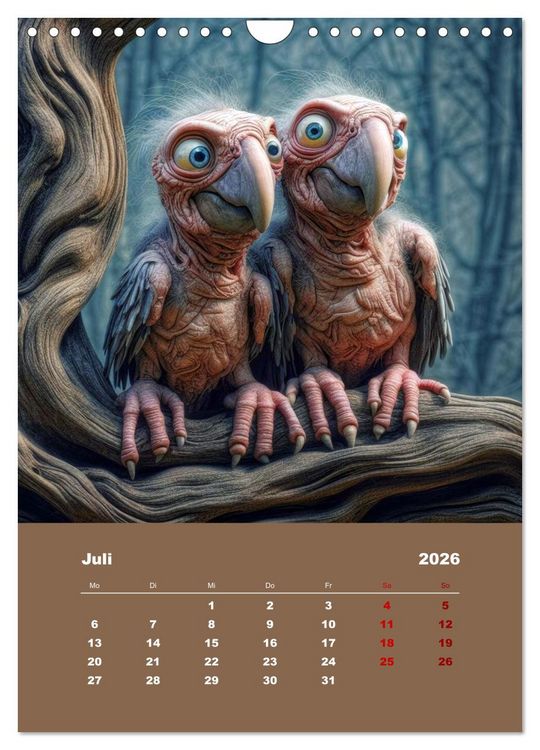 Produktbild: Waldo und Stefler (Wandkalender 2026 DIN A4 hoch), CALVENDO Monatskalender