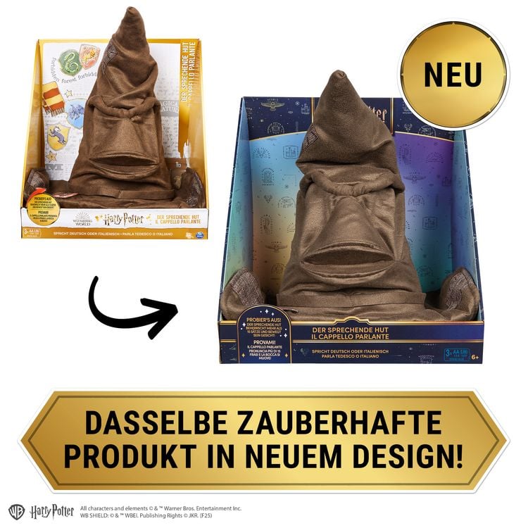 Produktbild: Harry Potter - Interaktiver Sprechender Hut mit Sound