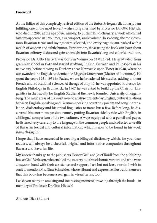 Produktbild: W&ouml;rterbuch Bairisch &ndash; English