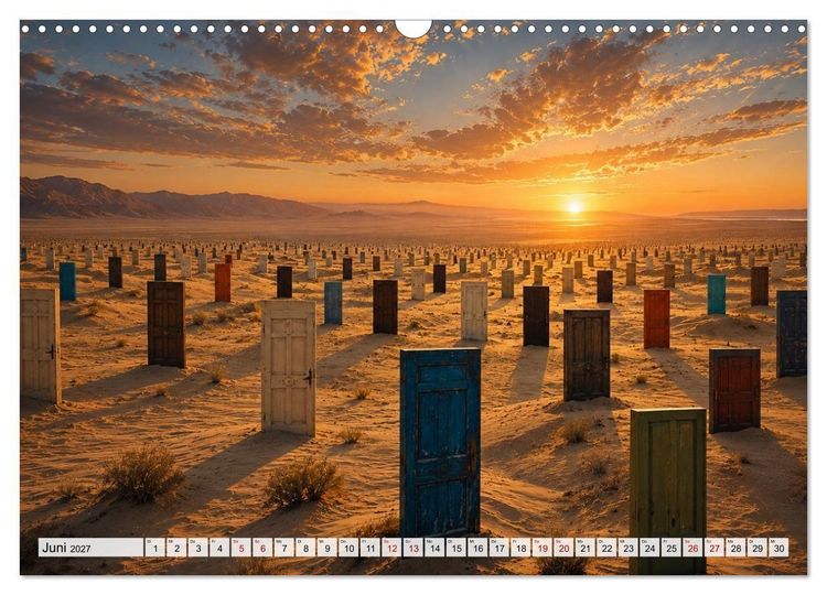 Produktbild: Traumwelten zwischen Zeit und Fantasie (Wandkalender 2027 DIN A3 quer), CALVENDO Monatskalender
