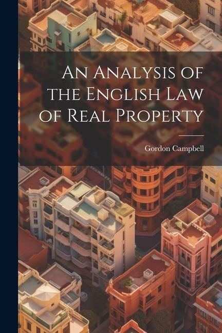 Produktbild: An Analysis of the English Law of Real Property