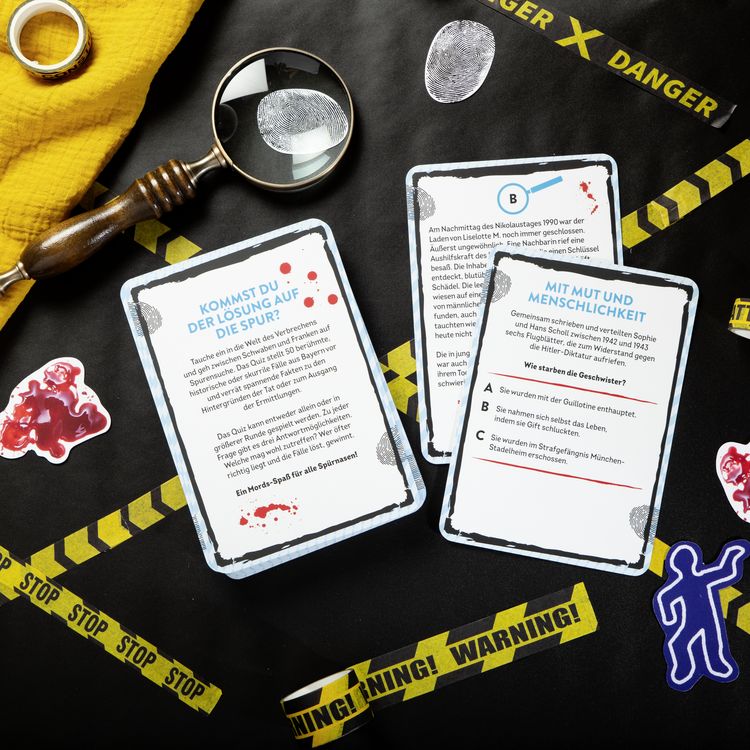 Produktbild: Crime Quiz - Wei&szlig;-blaue Mords-Geschichten und Verbrechen