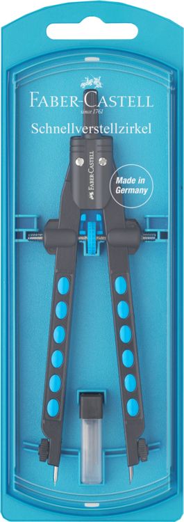 Produktbild: Faber-Castell Schnellverstellzirkel blau