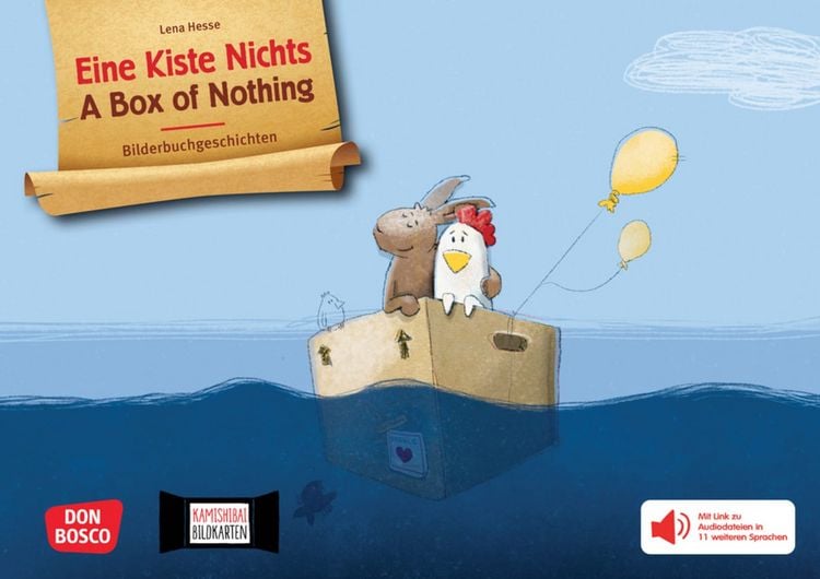 Produktbild: Eine Kiste Nichts. A Box of Nothing. Kamishibai Bildkartenset