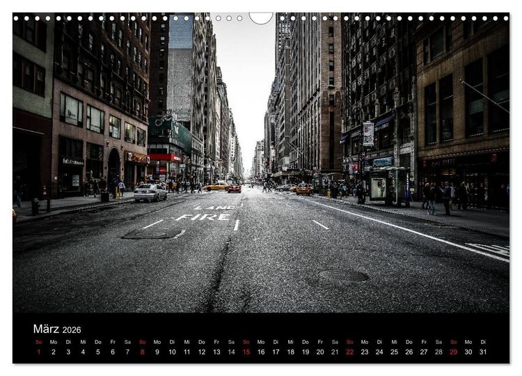 Produktbild: New York feeling (Wandkalender 2026 DIN A3 quer), CALVENDO Monatskalender