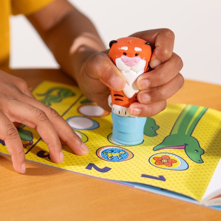 Produktbild: Sticker Wow! Tiger Sticker-Stempelset
