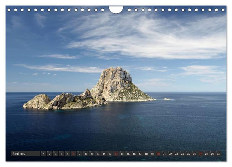 Produktbild: Ibiza - Balearen (Wandkalender 2027 DIN A4 quer), CALVENDO Monatskalender