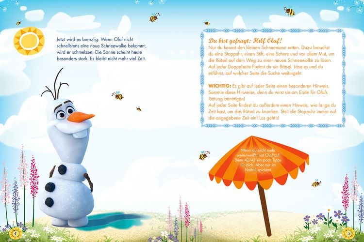 Produktbild: Disney Die Eisk&ouml;nigin: ESCAPE - L&ouml;se die R&auml;tsel, finde Elsa und rette Olaf!