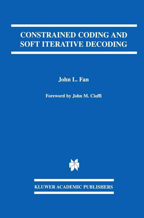 Produktbild: Constrained Coding and Soft Iterative Decoding