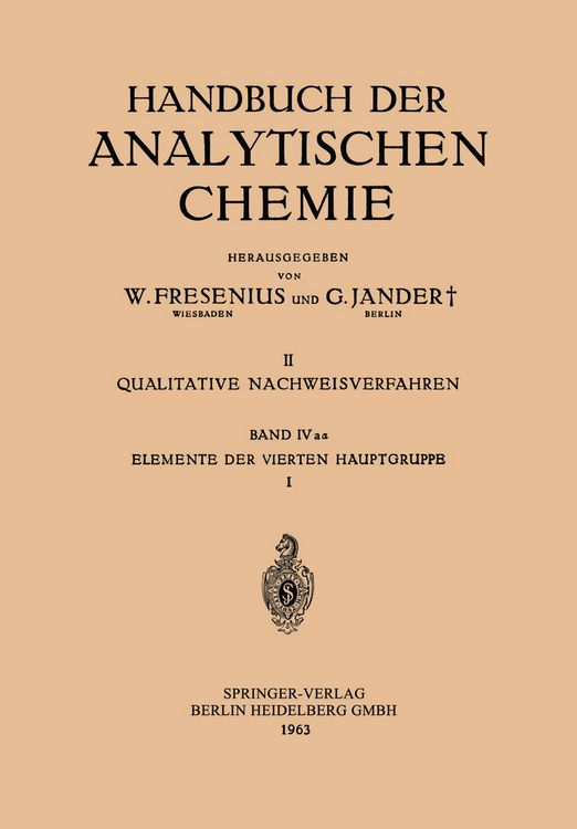 Produktbild: Elemente der Vierten Hauptgruppe