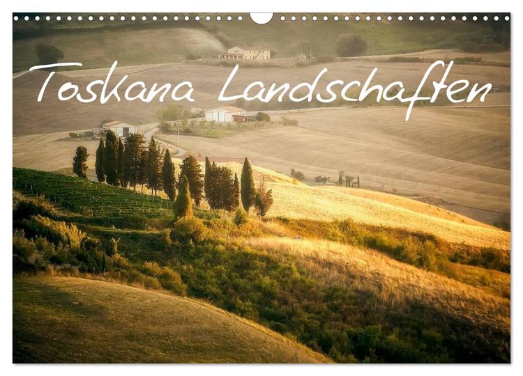 Produktbild: Toskana Landschaften (Wandkalender 2026 DIN A3 quer), CALVENDO Monatskalender