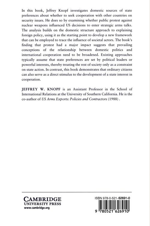 Produktbild: Domestic Society and International Cooperation