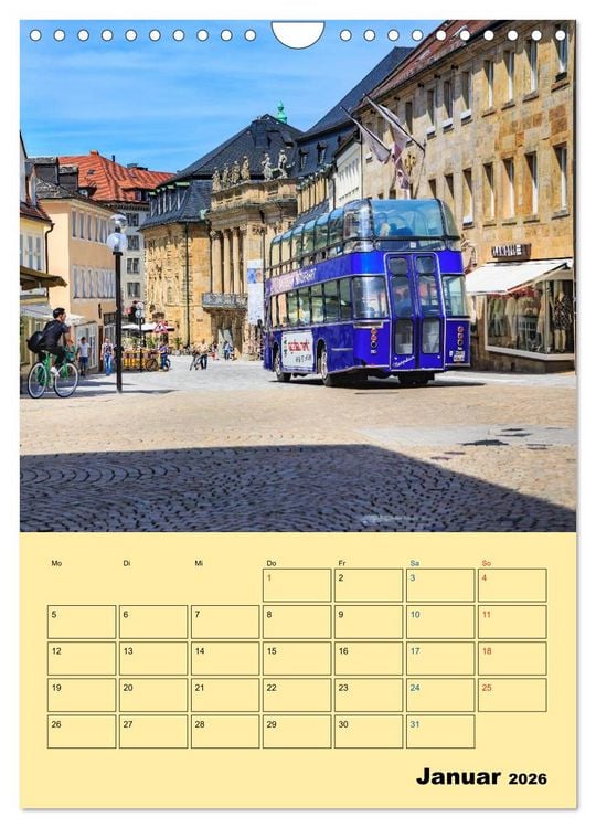 Produktbild: Bayreuth - die oberfr&auml;nkische Hauptstadt (Wandkalender 2026 DIN A4 hoch), CALVENDO Monatskalender